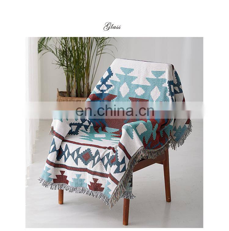 Hot sale best price blanket ethnic cotton beach boho woven throws decorative throw blankets amazon