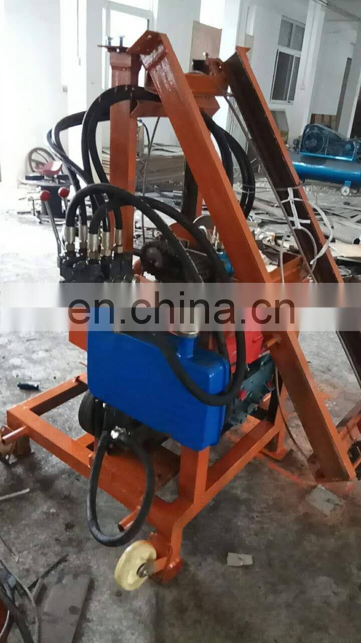 ZX-280 Small portable hydraulic Diesel engine water well drilling rig machine for sales