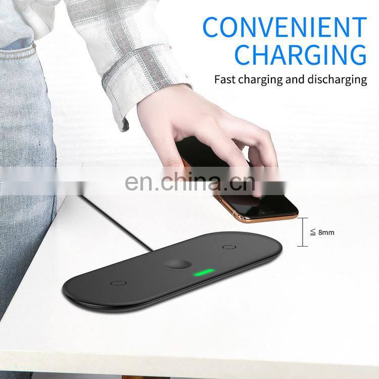 Wireless Charger Station 3 In 1 Magetic Charging Dock Compatible For Mobile Phone
