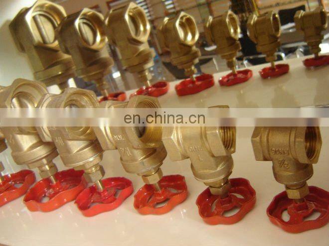 EAST WELL WEDGE brass gate valve F * F JIDA SERIES 1013