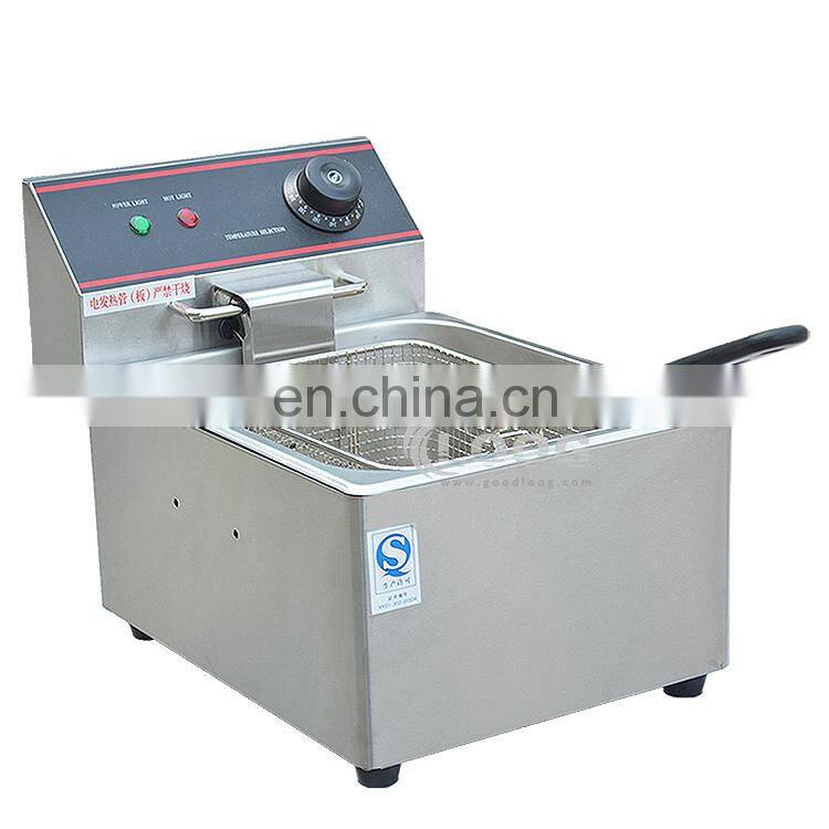CE Approved New Type Industrial Stainless Steel Single Tank Commercial Electric Deep Fryer