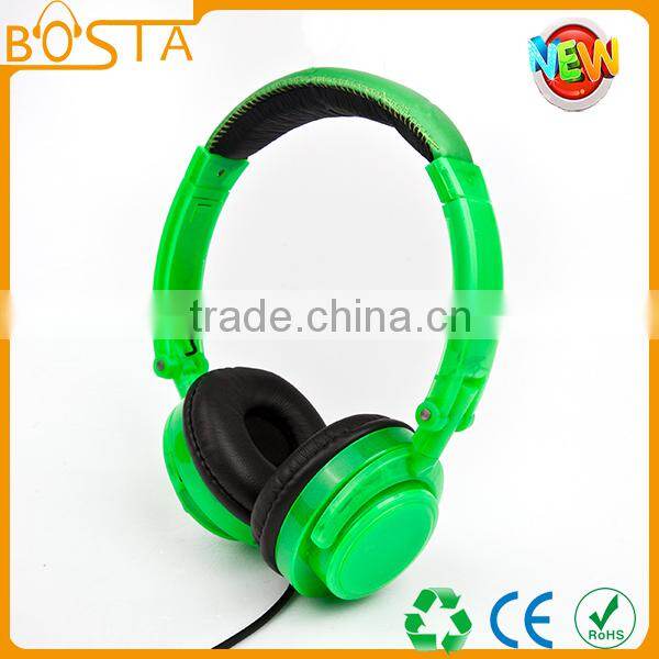 Green frog high sensitivity factory price headphone