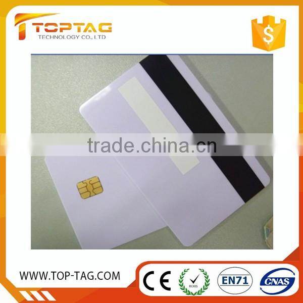 Printable SLE4442 Blank White Contact IC Card