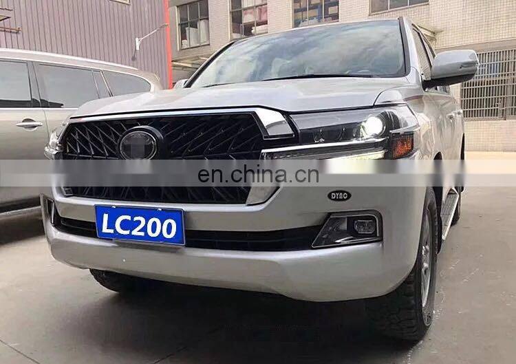 Auto Accessories Car Front Grille Modified Grille for Toyota Land Cruiser FJ 200 2016-2018