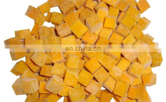 VIETNAM IQF VEGETABLES UNPEELED FROZEN PUMPKIN, FROZEN DICED PUMPKIN