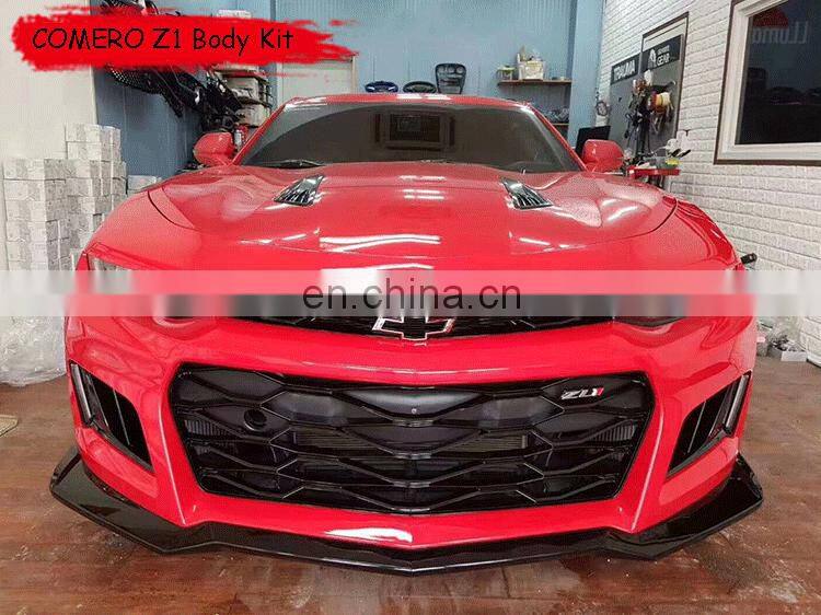 Runde Car Modification Accessories PP Material Front Rear Bumper Side Skirt Fender Suitable For Chevrolet Comero ZL1 1LE Body Kit