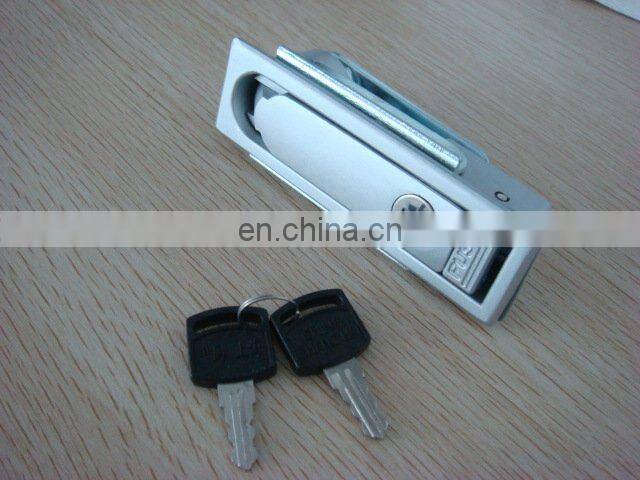 MS713 Matt Chrome Coated Zinc Alloy Cabinet Push Button Plane Lock