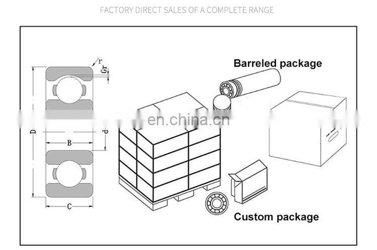 Deep Groove Ball Bearing 608 Skateboard Bearings Built in Spacers