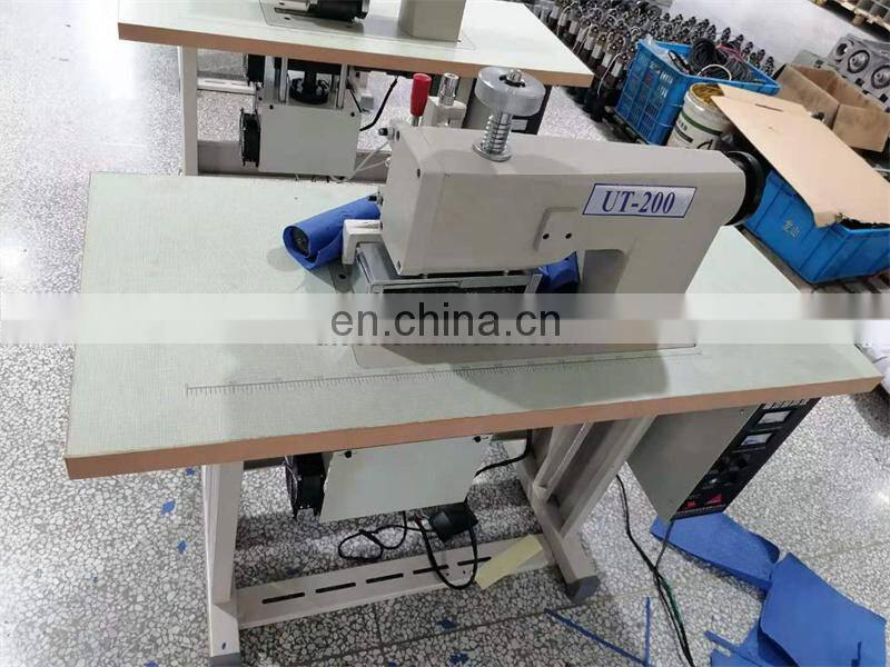 UT200 Changzhou Industrial synthetic fabric flower Embroidery Ultrasonic embossing welding Machine