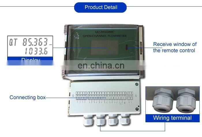 Taijia Open channel flow rate meter 4~20mA/RS485/Hart open channel flowmeter