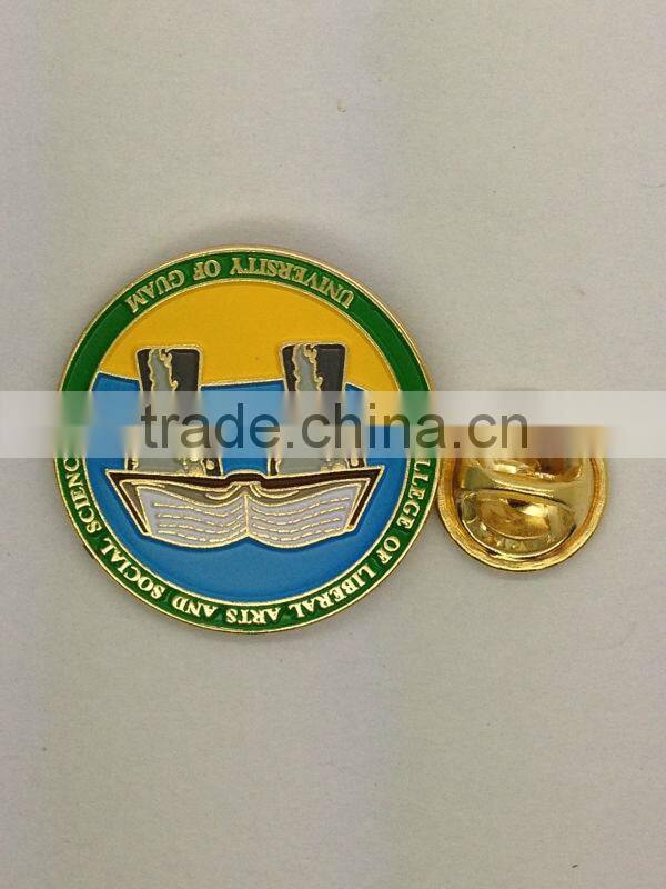 custom soft enamel lapel pin/custom logo badges
