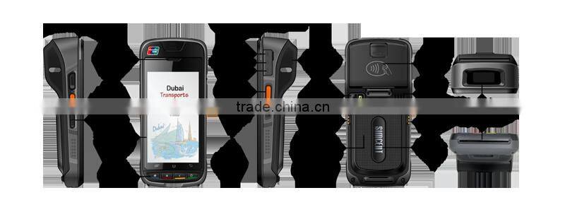 android handheld pos lottery terminal with barcode scannerprinterNFCIC Card readerSmartcard reader