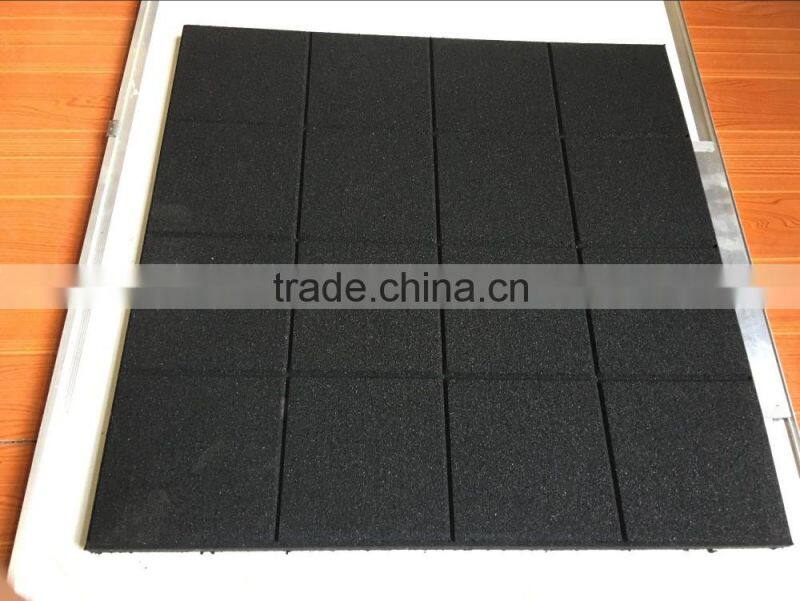 Qingdao factory produced 2016 style rubber material floor mat for gym