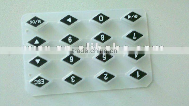 3M self adhesive furniture rubber silicone pads / rubber foot with 3M sticker