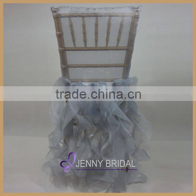 C186C jenny bridal fancy turquoise chiavari chair cover for wedding