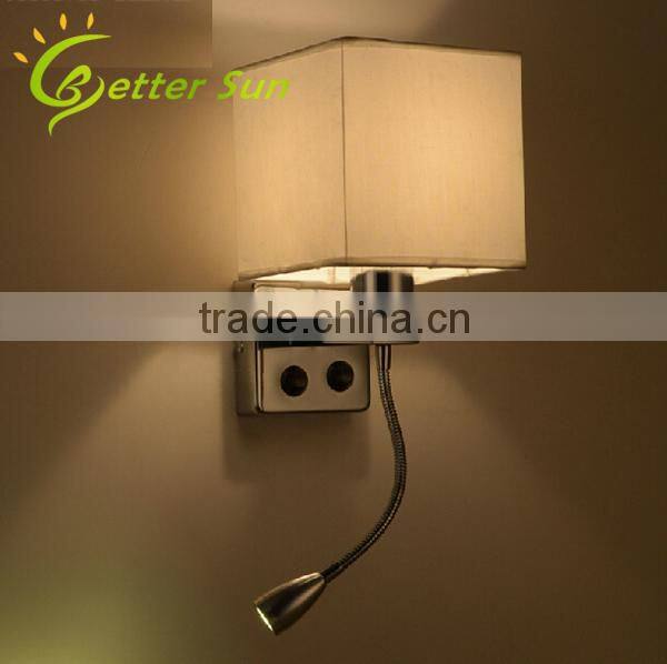Linen Fabric LED Wall Lack Light/Wall Bracket Light Fitting/Indoor Wall Light