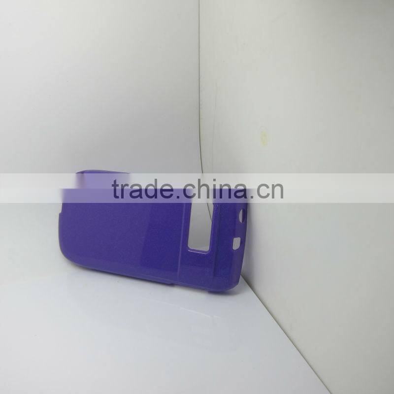 Cheap solid color soft TPU mobile phone protecting cover for Nokia E6