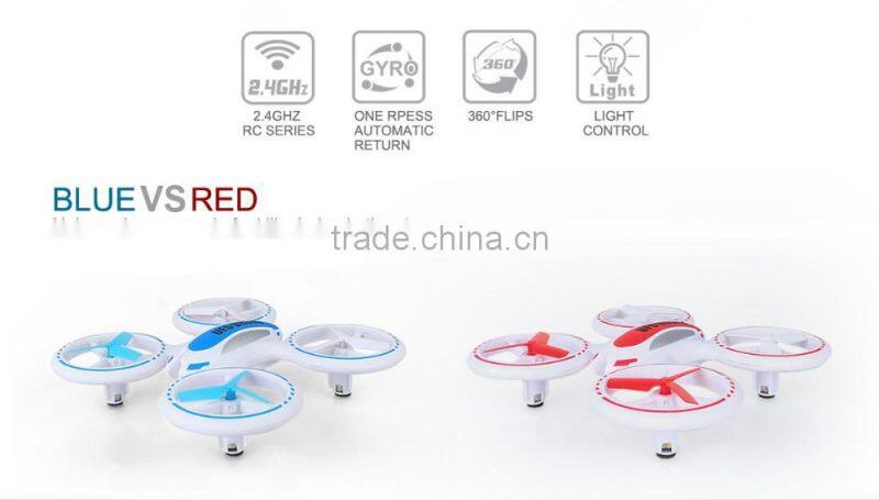 minitudou 2.4G 4CH rc quadcopter with round strobe light UFO rtf 398