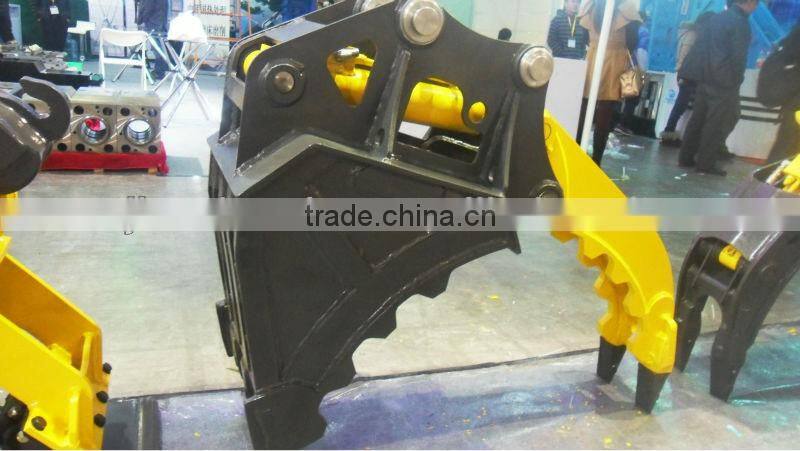 Rotating Wood Log Stone Grapple for Hyundai Doosan CAT Excavator