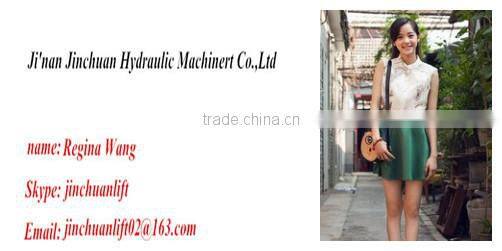 goods lift/telescopic cylinder lift platform used in supermarket