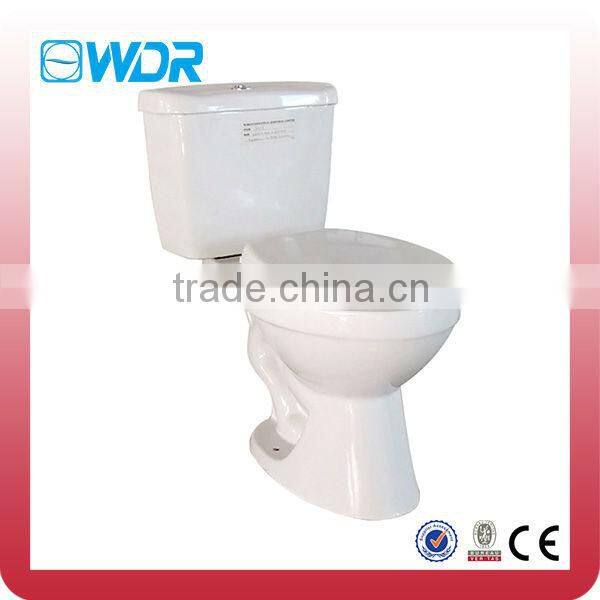 Ceramics toilet cistern dual push flush valve