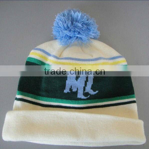 custom design cheap wholesale bobble hats