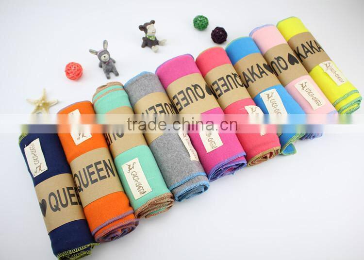 Hot Selling Cute Lovely Plain Cotton Candy Color Boys Girls Fashion Baby Scarf