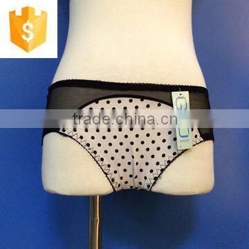 mesh& cotton women panty