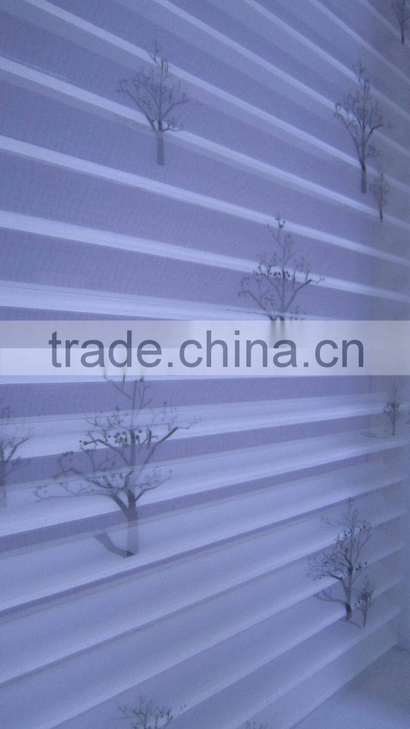 Wholesale 100% polyester Material and Digital Print Pattern Shangri-la Blinds