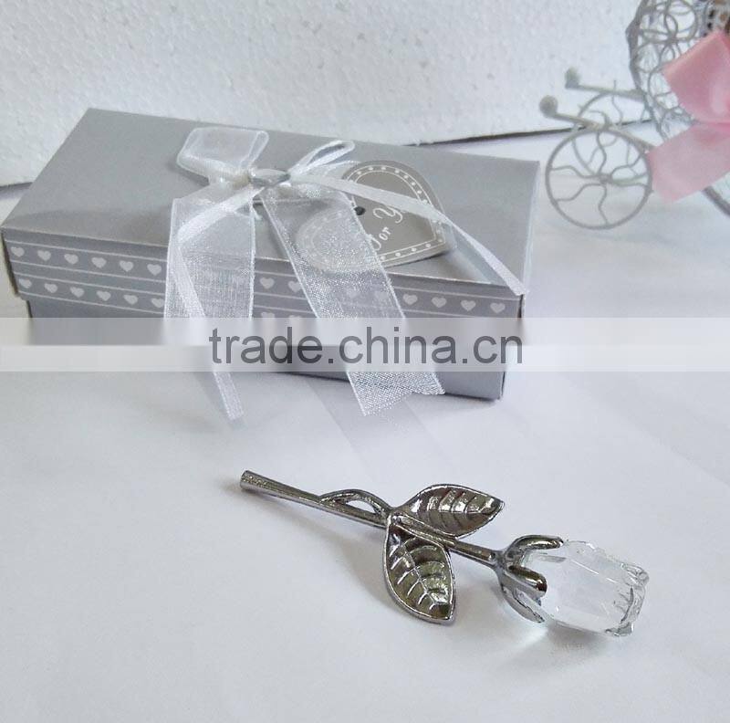 Crystal Indian wedding decorations Choice Rose decoration Bridal Shower Party Return Gifts for Guest