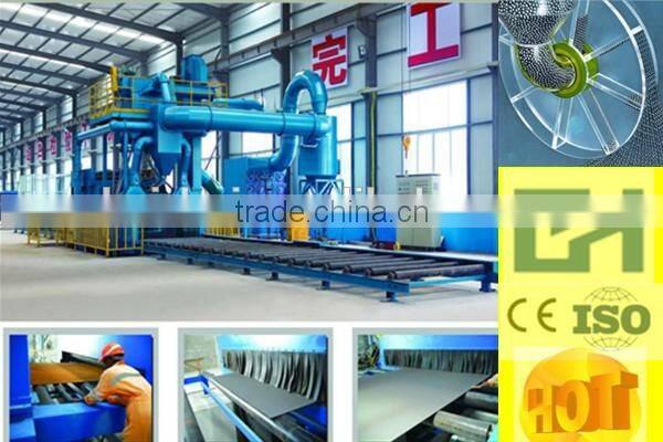 Effective steel plate shot blasting machine