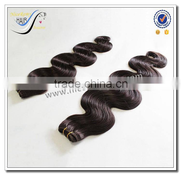Wholesale top quality 100% human virgin brazilian hair body wave hair weave