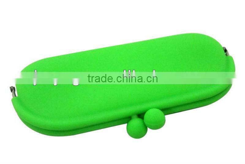 Cheap silicone purse wallet/ silicone coin purse/new product design silicone pouch