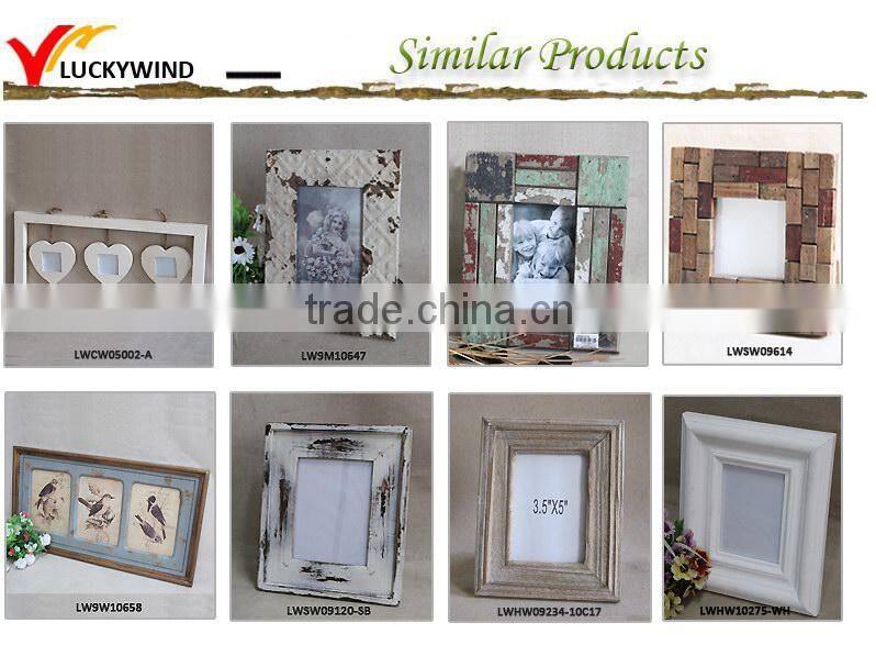 antique handicraft garden wall multiple wood frame