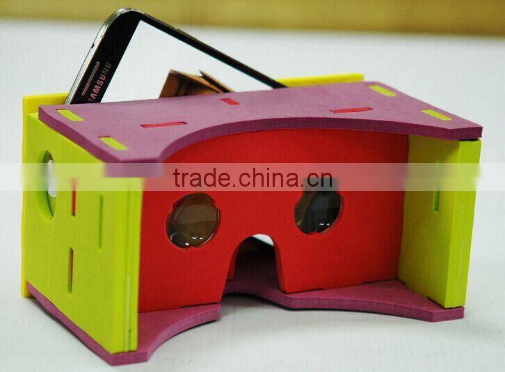 2015 new EVA google cardboard for iphone 6plus and android phones