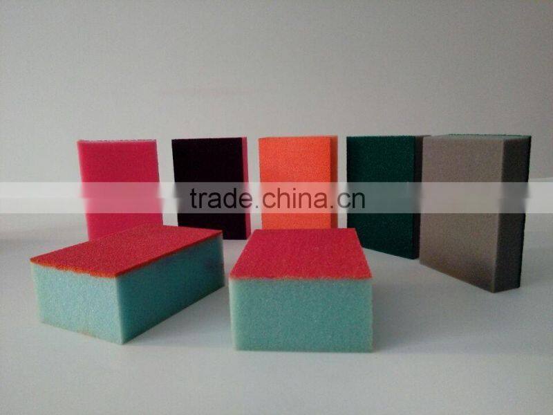 Houseware cleaning abrasive sanding sponge
