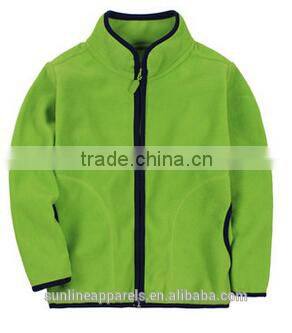 2015 soft polar fleece jacket for kids