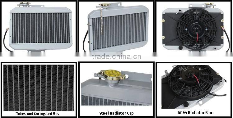 Radiator Manufacturer Custom Fin Tube All Aluminum Radiators For Auto Rickshaw