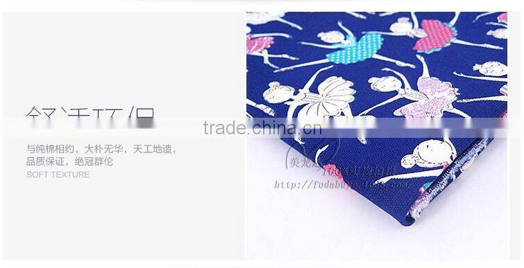 The new dance girl printed canvas bags shoes fabric hat material
