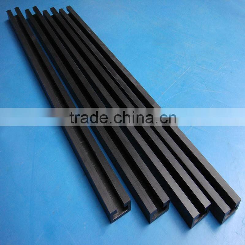 High density Self lubricating U-PE chain guide rail belt guide