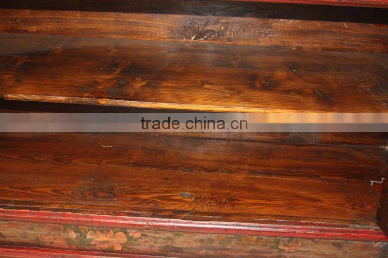 Chinese Antique Mongolia Two Door Cabinet