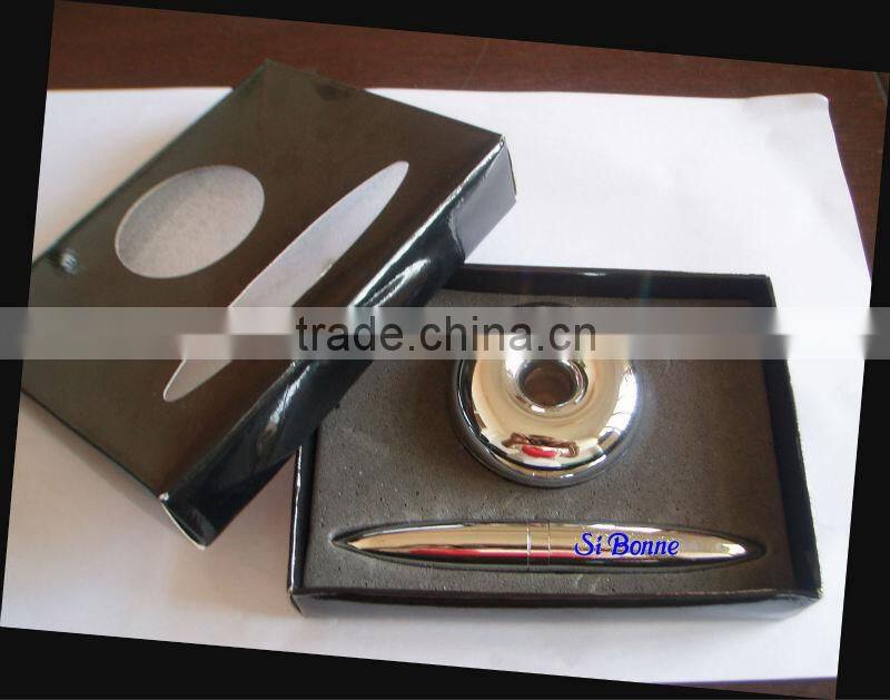 magnetic floating pen,metal magnetic table ballpoint pen