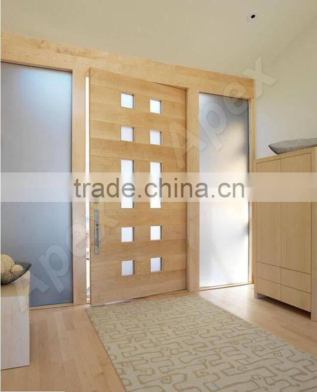 Wood louver door closet doors