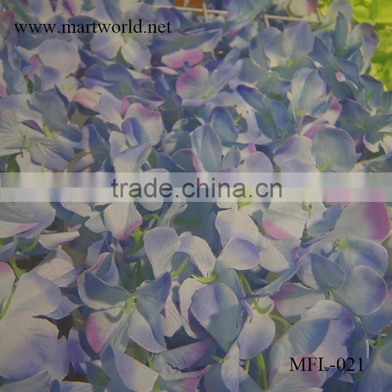 Hot sale blue flower vine wedding flower,wedding artificial flowers wedding decoration,wedding decoration materials(MFL-021)