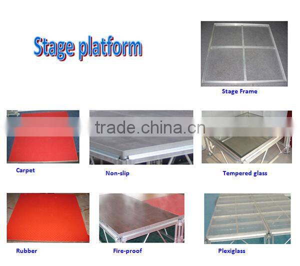 Cheap portable stage mobile stage for sale