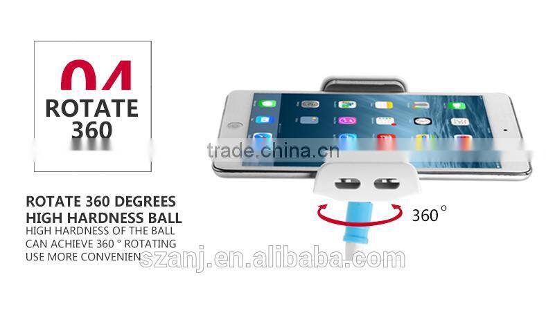360 degree rotating flexible tablet pc holder tablet floor stand