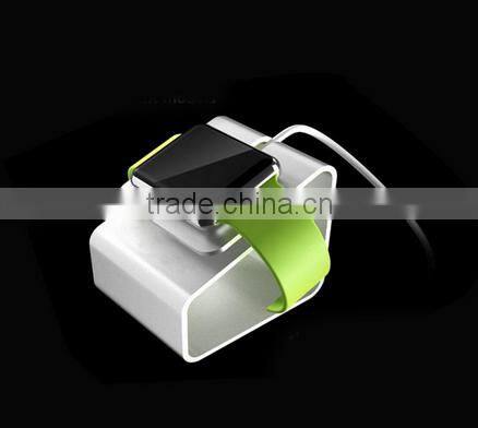 Best selling !! Fashion Metal Aluminium Charger Charging Dock Stand for Apple Watch 38mm 42mm