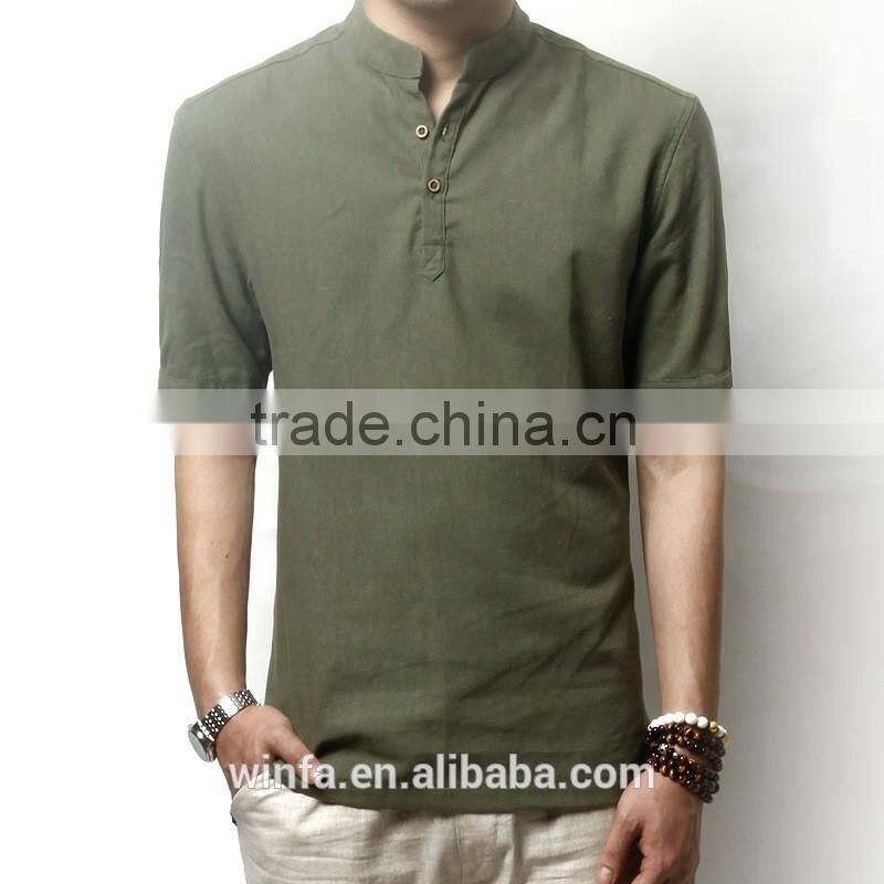 Quality Slim Fit Blank Polo Wholesale Shirt Hemp T shirts