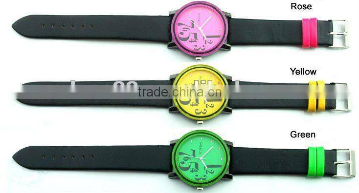 hot sale colorful sports waterproof silicone watch ladies