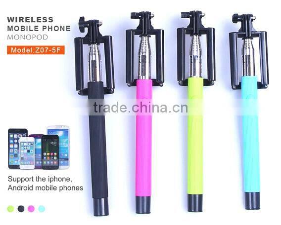 Met art china selfie stick extendable hand held monopod